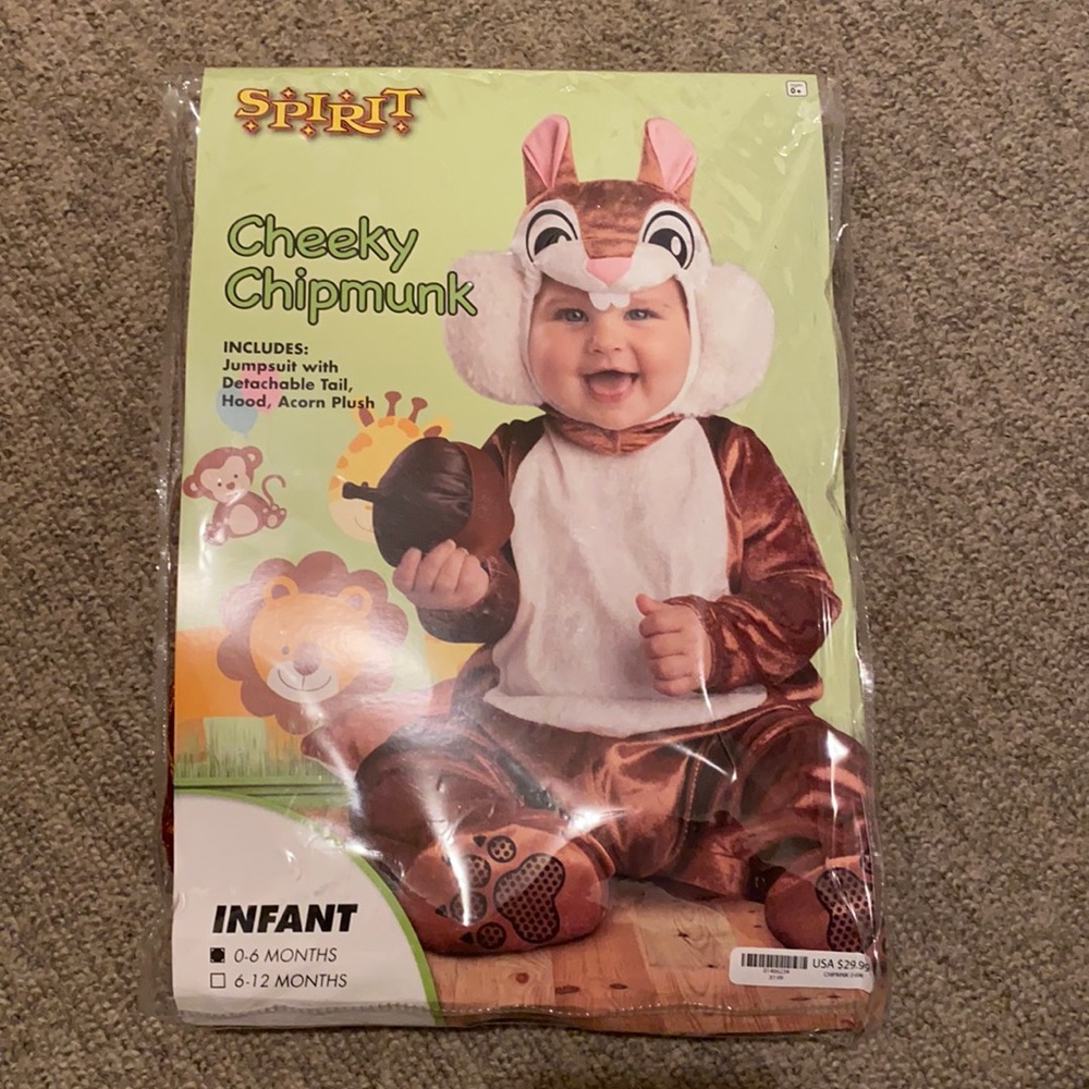 Cheeky chipmunk costume